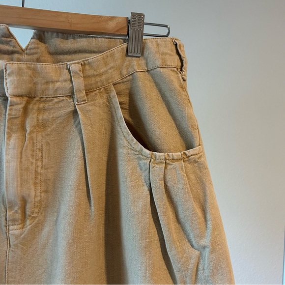 Free People Sweet Talk Chino Pants Size 8 in Croissant (Beige) GUC - Picture 3 of 10
